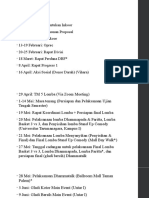 Timeline Kegiatan Dharmayana Periode Februari-Juni