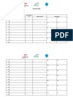 Format Daftar Hadir