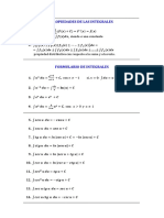 Formulario Integrales