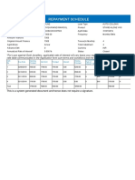 Repayment - Report VAS-STAND ALONE