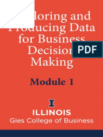 Exploring and Producing Data For Business Decision Making Module 1