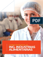 Ing. Industrias Alimentarias: Carrera Profesional de