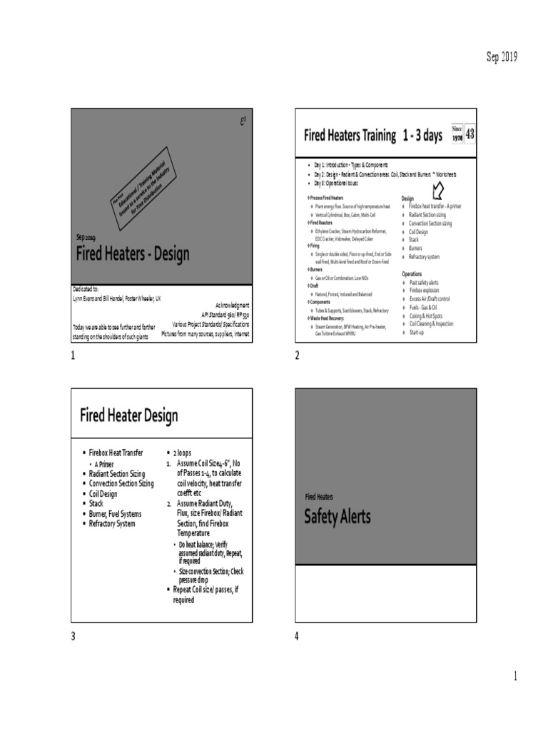 Fired Heaters Pdf Chemistry Materials