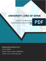 University Lord of Sipan: Faculty of Health Sciences Professional School of Human Medicine