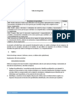 Taller de Integración: Análisis estratégico de empresa