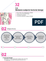 2.4 Between-Subjects Factorial Design