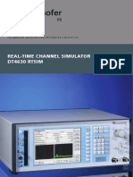 Real-Time Channel Simulator DT4630 Englisch