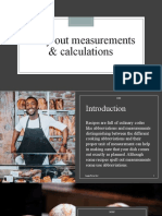 Carry Out Measurements & Calculations