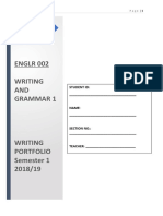 ENGLR 002 Writing AND Grammar 1