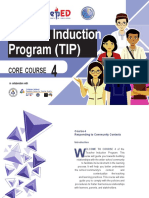 Teacher Induction Program (TIP) : Core Course