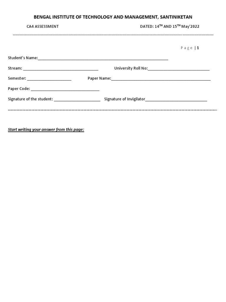 Answer script format pdf pdf