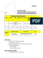 Present and Correct Enrolment Learner's Personal Information