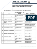 2023 April - Notice of Appointment - Newly Appointed To Various Positions IG and Ports