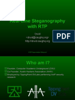 Real Time Steganography With RTP