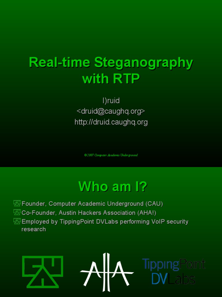 Real Time Steganography With RTP | PDF | Voice Over Ip | Codec