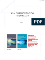 ANALISIS FENOMENOLOGI INTERPRETATIF (Eriyanto)