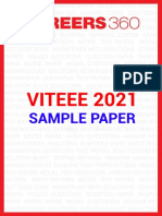 VITEEE 2021-Sample Paper-New