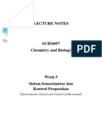 SCIE 6057 Lecturer Notes - W5Chemistry-Biology