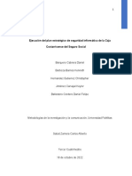 Avance Final Proyecto Ejecución Del Plan Estratégico de Seguridad Informática de La Caja Costarricense Del Seguro Social