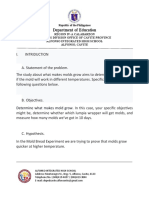 Department of Education: Determine What Makes Mold Grow