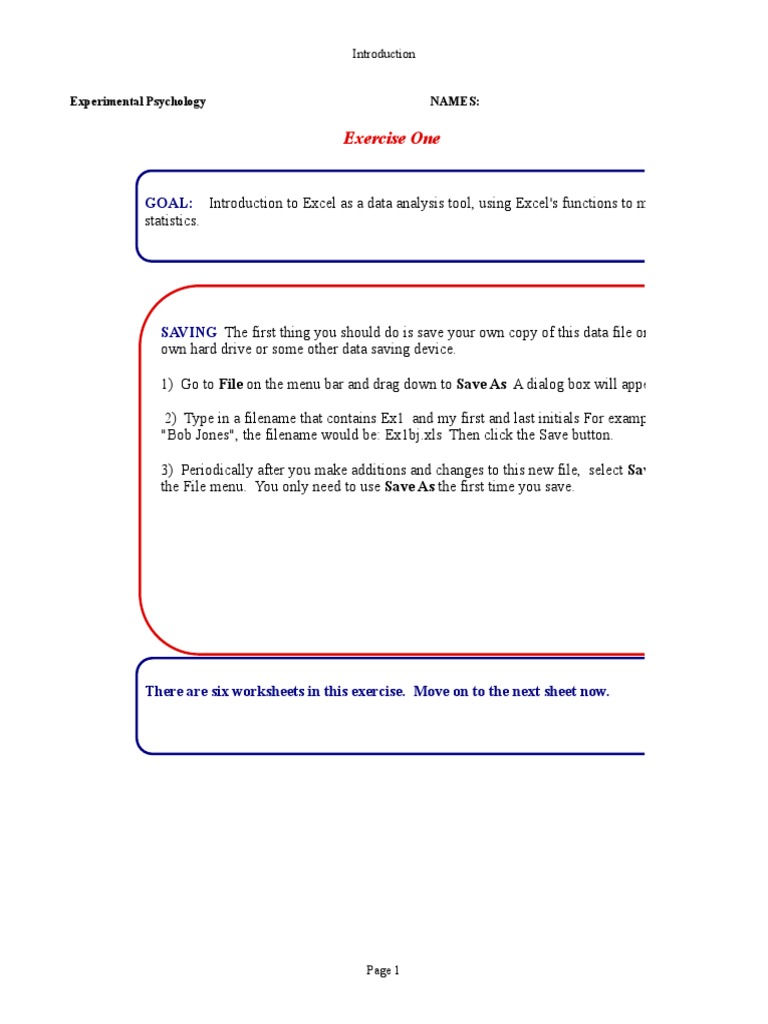 1-Introduction To Excel | PDF | Microsoft Excel | Computing