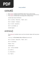 Array Method