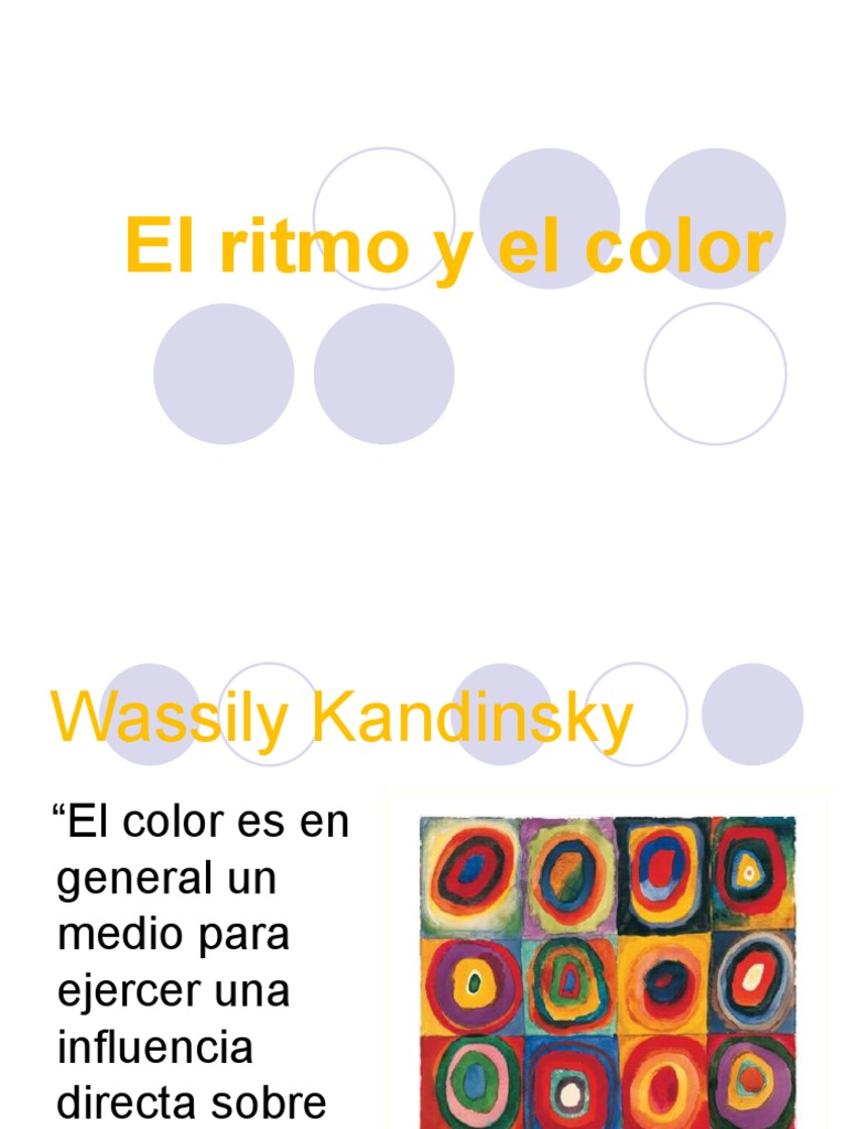 Ritmos Visuales y Color en el Arte | PDF | Ritmo | Color