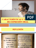 Características Y Técnicas de Expresión Oral