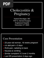 Cholecystitis & Pregnancy - KSherafgan