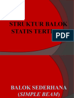 Struktur Balok Statis Tertentu