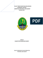 Petunjuk Teknis Bantuan Keuangan Command Center Pemerintah Provinsi Jawa Barat TAHUN 2022