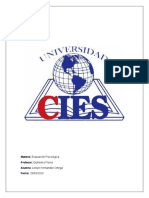 Evaluación psicológica ISFP