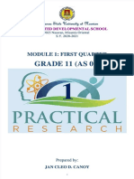 PDF g11 Module Practical Research 1 q1 - Compress