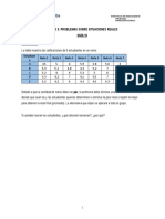 Unidad 3: Problemas Sobre Situaciones Reales Guía 10: Estudiant e Nota 1 Nota 2 Nota 3 Nota 4 Nota 5 Nota 6 Nota 7