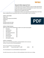 Research Ethics Forms