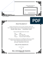 PDF Contoh Undangan Peringatan Maulid Nabi Muhammad Saw - Compress