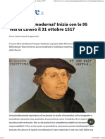 L'età moderna_ Inizia con le 95 Tesi di Lutero il 31 ottobre 1517