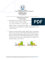 Ficha 3 Parte 1 Aplicacao Das Leis Newton