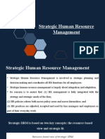 Strategic Human Resource Management