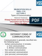 LECTURE 02 Types of Communication