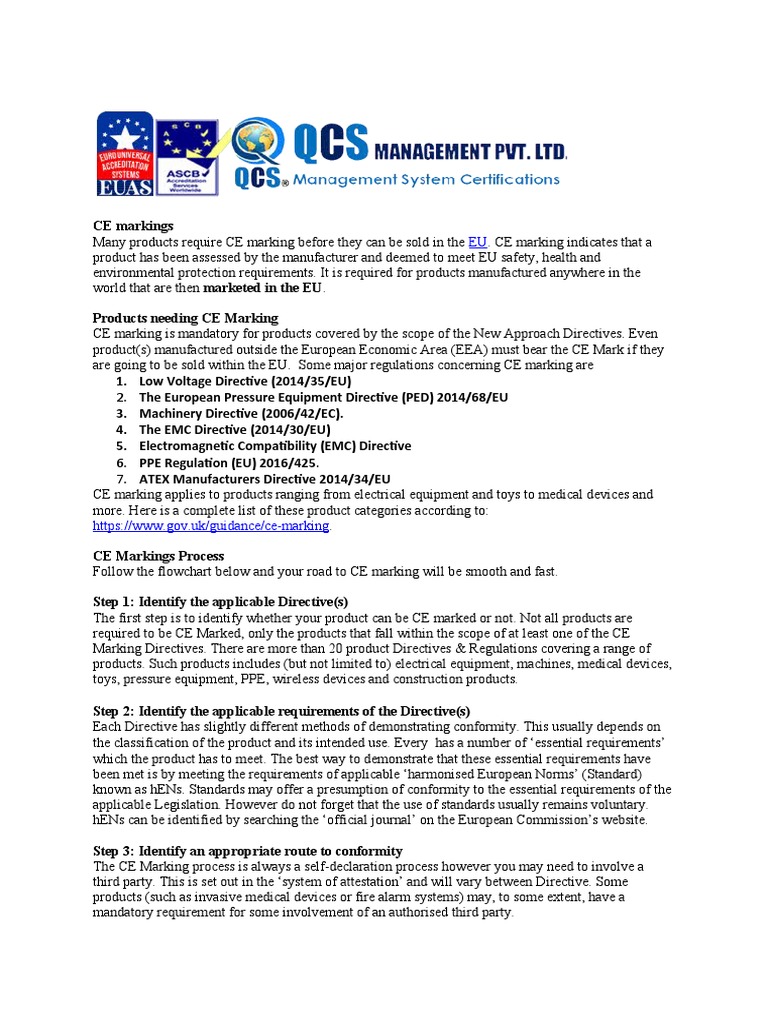 Ce Marking Regulation Pdf , Marquage CE: obtenir le certificat ...
