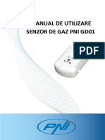 Manual Utilizare Senzor Gaz Pni GD 01