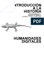 Introducción a las Humanidades Digitales