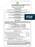 JNTUK B.Pharmacy 1-1 Sem Exams Notification May 2023