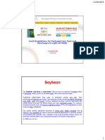 4 Food Regulations For Packaged Soy Food and Beverages in Light of FSSAI - by Dr. Prabodh Halde, Marico Industries