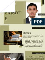 Bionot E: Filipino Sa Piling Larang