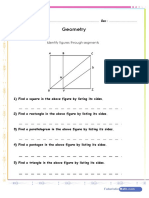 Geometry Identifying Segments Worksheet