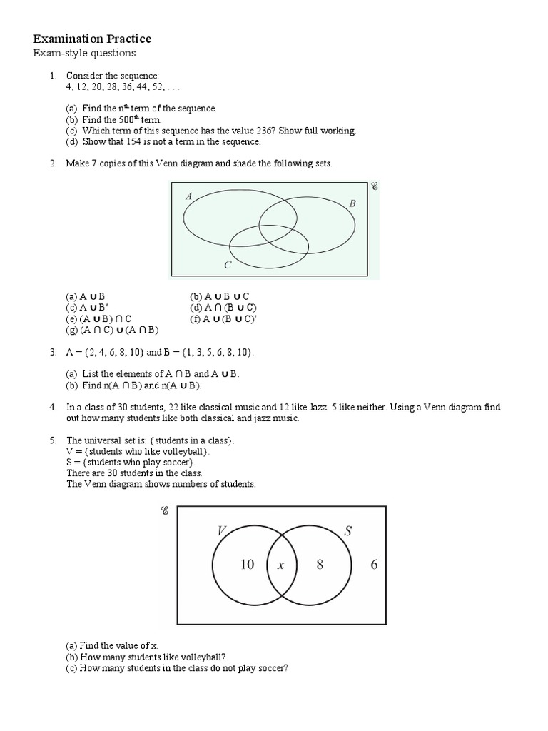 Mathematics Problems | Download Free PDF | Sequence | Elementary ...