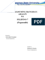 Mala-Masusing Banghay-Aralin SA Filipino 7 (Pagsusulit) : Inihanda Ni