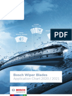 Bosch Wiper Blades: Application Chart 2020 / 2021